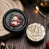 Novo Produto 2026 Série de Natal Cabeça de Selo de Cobre Embossada de Formato Irregular com Motivos de Rena e Floco de Neve para Selos de Cera de Natal