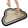 Yunduo Felpudo para Baño de Lodo Diatomeas Alfombrilla Absorbente Especial para Baño Alfombrilla de Pies de Secado Rápido Alfombrilla Antideslizante de Alta Calidad Alfombra de Baño