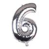 Globo digital de 16 pulgadas del 0 al 9 para Año Nuevo, luna llena, fiesta de cumpleaños, decoración, globo de película de aluminio degradado, venta al por mayor