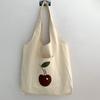 Bolso de Lona de un Solo Hombro Modelo Nuevo 2026 para Mujer, Bolso Tote Casual Fresco Artístico Estilo Japonés Simple