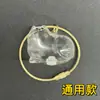 Caja de Almacenamiento Transparente para Pelo de Gato Forma de Huevo Botella Recolector de Pelo de Gatito Mascota Colgante Bolsa de Recuerdo Encanto Llavero