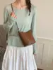 Bolsa Saco de Tecido de Alto Padrão Yuezi para Mulheres Verão 2026 Simples Casual Versátil Bolsa de Ombro Transversal para o Trabalho
