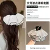 Nuevo Diseño Coreano de Nicho Hecho a Mano Encaje Plisado Encaje Banda para el Cabello Doble Capa Intestino Grande para el Cabello Accesorios para el Cabello