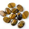 Venta al por mayor del fabricante Parches de Cabujón Ovalado de Piedra Ojo de Tigre Natural Parches Redondos de Piedra Ojo de Tigre Amarillo Accesorios para Joyería DIY