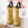 Saco Pendurado para Armazenamento de Sacos de Lixo de Cozinha, Removível, Conveniente, Redondo, Coletor de Sacos Plásticos, Saco Organizador de Armazenamento