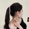 Pinza de plátano de acetato, pinza para coleta, accesorios elegantes para el cabello, horquilla vertical grande, horquilla de flor de cristal de pedrería, tocado, transfronterizo