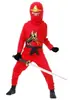 Novo traje infantil cosplay ninja ninjia de halloween terno de jogo black samurai traje desempenho