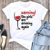 2025 Estilo Europeo y Americano Serie de Exportación Estampado Patrón Primavera Camiseta Casual de Manga Corta para Mujer Dropshipping