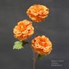 Flor de Simulación Naranja Diseño de Escena de Boda Arte Floral Luyin Arreglo Floral de Boda Decoración Tela de Seda Flor Falsa Material de Flor Naranja