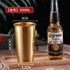 Taza de Acero Inoxidable 304 Estilo Coreano, Taza de Agua de una Sola Capa, Taza para Bebidas Frías, Taza de Restaurante, Taza Anticaídas, Taza para Cerveza, Taza para Bebidas