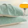 Funda de Almohada de Gasa de Algodón Puro, Funda de Almohada Suave de Alta Gama, Antideslizante para Adultos, Sin Pelusa, Para Estudiantes Nuevos, Pareja, Funda de Algodón
