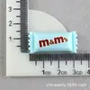 Accesorios de Resina DIY Pasador Pegamento Cremoso Divertido m Bean Funda para Teléfono Móvil Accesorios de Caramelo Pasador de Expresión Material para Accesorios de Cabello