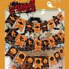 Bandeira de Fita de Feltro para Festa de Halloween Decoração de Festa de Horror Tema Europeu e Americano Decoração de Atmosfera de Halloween