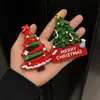 Ímã de Geladeira Guirlanda de Natal 3D Decoração Magnética Criativa Atmosfera Festiva Estilo ins Novo Enfeite de Árvore de Natal não