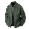 Nova jaqueta masculina da Paul para outono e inverno, jaqueta casual ao ar livre com gola bomber à prova de vento, corte simples e solto para homens jovens e de meia-idade