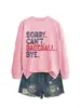 Desculpe não posso beisebol tchau Amazon eBay estação independente moda casual feminina outono e inverno moletom
