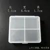 Caja transparente de 2 compartimentos invisible pequeña portátil para joyería tapones para los oídos palillos para los oídos accesorios DIY pendientes tapón trasero paquete de muestra en caja