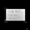 Mini Alas Carta Japonesa Gotas de Cristal Pegamento UV Molde de Gotas de Cristal de Silicona