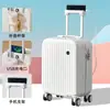 Maleta de mano personalizada de 18 pulgadas, maleta de ruedas para viajes cortos con ruedas universales, duradera y resistente, equipaje infantil, estuche pequeño con protección de contraseña
