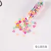 Venta al por mayor de lentejuelas para decoración de uñas del mismo estilo de salones de uñas, 12 tipos exclusivamente para ventas transfronterizas, material simple de PVC, diseños de luna y estrella