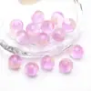 Cielo Estrellado Translúcido Degradado Brillo Parche de Resina Semiesférico Accesorios Pendientes DIY Vidrio Fantasma Degradado Cuentas Sueltas