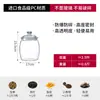 Frasco Expositor de Gelatina de Peixe, Pote Plástico à Prova de Umidade, Caixa Curva para Armazenamento de Produtos Secos, Pote Selado para Chá, Recipiente de Armazenamento de Casca de Tangerina em Acrílico