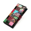 Carteira Versátil de Couro Genuíno Moda Slot para Cartão Multifuncional Clutch Bolsa de Moedas Mais Vendida Coleção Slot para Cartão Atacado