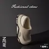 Pantuflas de Algodón Nuevas para Hombre Invierno 2026 para Uso en Interiores en Casa, Antideslizantes, Cálidas, con Talón Cubierto, Suela Suave, Estilo Invierno