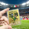 Adesivos para Celular Temáticos da Copa do Mundo em Ouro Puro 999, Onça-pintada, Águia-careca, Alce Mascote, Cartão de Ouro Acrílico