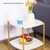 Mesa Lateral de Sofá, Quarto, Sala de Estar Simples, Mesinha de Centro Pequena Simples, Mesa Redonda Pequena Nórdica, Mesa de Mármore, Apartamento Pequeno