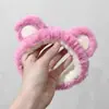 Diadema de Dibujos Animados para Lavarse la Cara, Lindo Accesorio para el Cabello para Maquillaje y Mascarilla Facial, Divertido Accesorio para el Cabello, Diadema para Lavarse la Cara, Diadema Peluda, Otoño e Invierno
