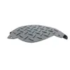 Adequado para Placa de Degrau Externa de Para-choque Traseiro Universal Esquerda Prata Sierra 1500 14-18 23108150