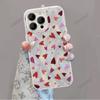 Funda de Teléfono de Verano Más Vendida Transfronteriza, Funda de Teléfono iPhone 17 Pro de Gasa de Plumas Transparente IMD Super Brillante, Directo del Fabricante