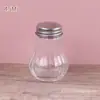 Botella de condimento directa de fábrica Frasco de condimento para el hogar Frasco de sal de vidrio Botella de condimento sellada Botella para pimienta material de barbacoa