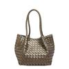 Bolsa de tecido de alta qualidade estilo francês feminina 2024 nova textura transfronteiriça bolsa de mão para viajante elegante bolsa de mão para todos os gostos