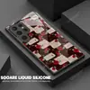 Funda Retro Rosa Carta de Amor del Norte de Francia para Teléfono Móvil Adecuada para Samsung S24Ultra Funda de Vidrio Viento Suave Venta al por Mayor