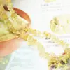 Pulsera de Piedra Cruda de Grava de Ágata Cristalina Desmagnetizada con Cuentas de Piedra Asimétrica Perforada Accesorios de Joyería DIY 5-8mm