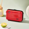 Bolsa de Maquillaje de Almacenamiento Estilo Nuevo para Mujer, Estuche Duro de ABS+PC para Artículos de Tocador y Bolso de Mano de Noche, Bolsa Pequeña Cuadrada Portátil para Teléfono Móvil Cruzada