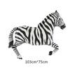 Nuevo lindo animal del bosque leopardo león elefante tema globo de película de aluminio suministros de decoración para fiesta de cumpleaños al por mayor