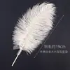 Hermosos Adornos Decorativos Variados de Plumas para Pastel de Cumpleaños Alas Grandes Alambre de Amor Avestruz Deformado Tarjeta Enchufe