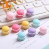Simulação tridimensional macaron acessórios creme celular shell comida jogar diy material colar pingente jóias acessórios de resina