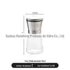 Moedor Manual de Aço Inoxidável Transfronteiriço para Pimenta e Sal Marinho, Garrafa de Vidro Doméstica Gadget de Cozinha, Frasco de Temperos