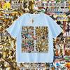 American Mountain and Sea Edición Clásica Oro Tungtungsahur Tongtongge Camiseta de Manga Corta para Niño con Hombrecito de Madera Ropa Casual
