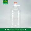 L.5L5L, Contenedor de aceite PET de 5 litros de grado alimenticio, barril de vino de plástico, botella de vino vacía, botella de aceite, jarra de vino, dispensador de aceite, estilo Chaozhou