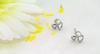 Pendientes de trébol de plata de ley 925 estilo coreano, joyería femenina, venta al por mayor, regalo de cumpleaños