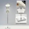 Tienda de ropa accesorios para maniquíes ropa de mujer ventana maniquí de medio cuerpo perchero muñeca falsa maniquí de vestido de novia soporte de exhibición