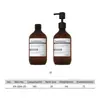 Frasco de álcool em gel tipo pump de 500ml, frasco de loção corporal e gel de banho, material de embalagem para suprimentos de animais de estimação, frasco de shampoo