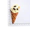 Nuevos Accesorios de Resina de Helado DIY Pegamento de Crema Funda para Teléfono Móvil Imán para Refrigerador Llavero Colgante Material