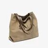 Bolsa de Lona con Letras Estilo Coreano 2026 Nueva Bolsa Grande de Gran Capacidad para Viajes Diarios Bolso de Hombro Casual Bolsa para Estudiante Universitario