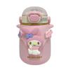 Garrafa Térmica Original Autorizada pela Sanrio de Alto Valor para Crianças com Ventosa Grande Capacidade Barriga Pequena Copo para Beber Esportivo Estudantil